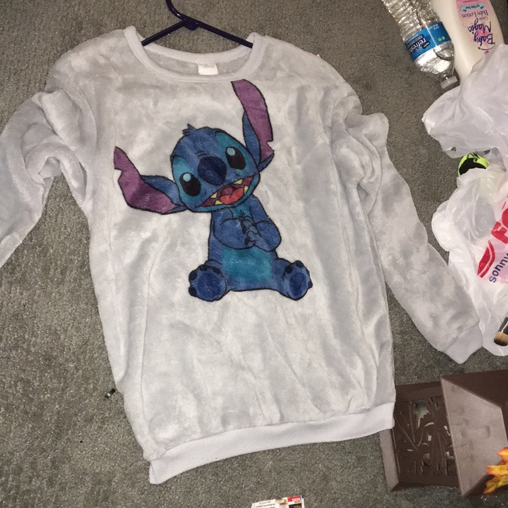 Long sleeve fuzzy shirt